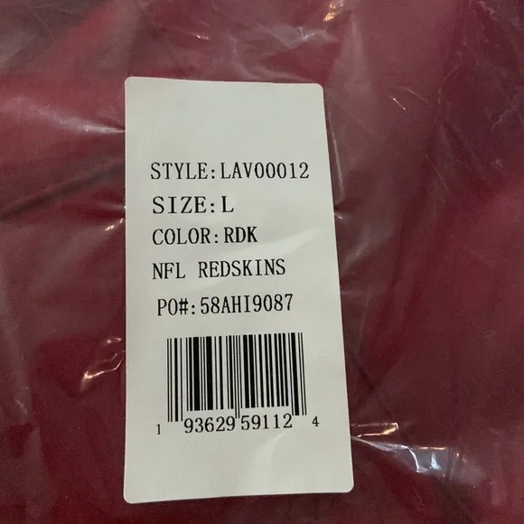 NWT Washington Redskins Womens Track jacket - Picture 4 of 4